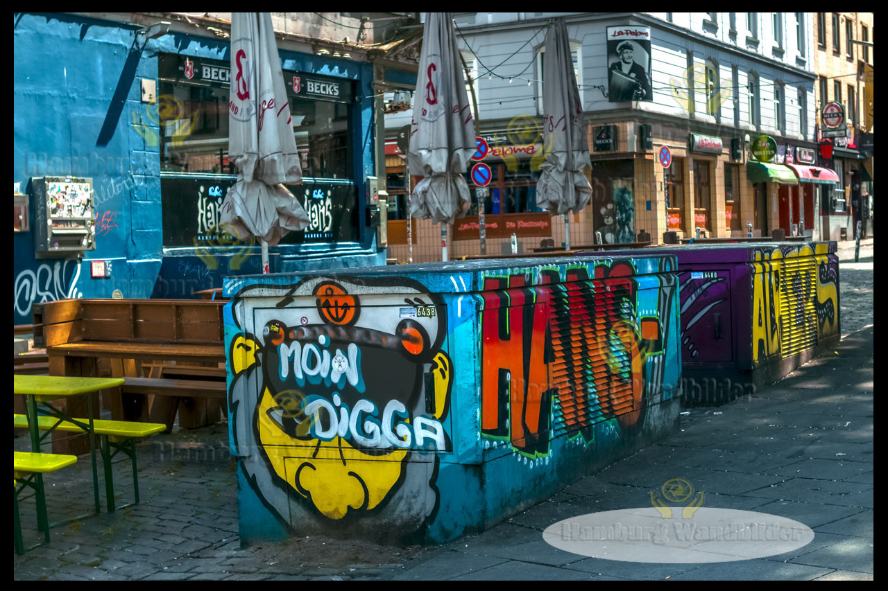 hans albers grafitti am hans albers platz st-pauli hamburg wandbilder