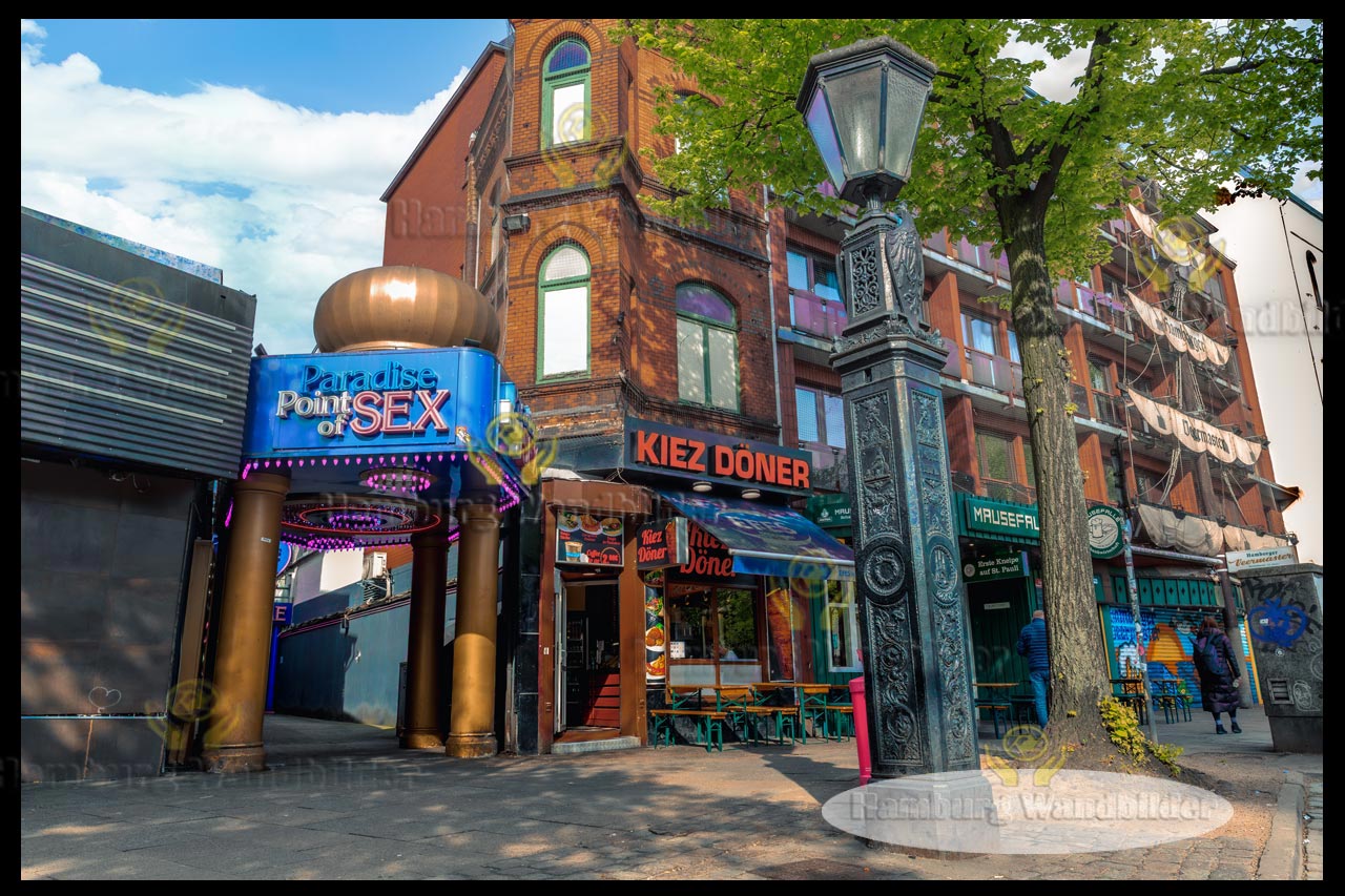 der kiez doener laden auf der reeperbahn hamburg wandbilder