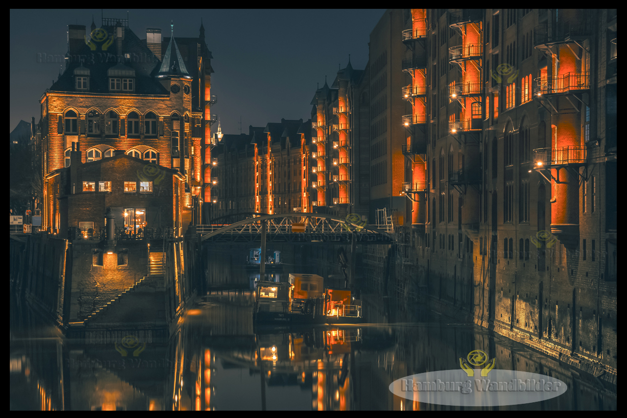Speicherstadt bei Ebbe  / 1365