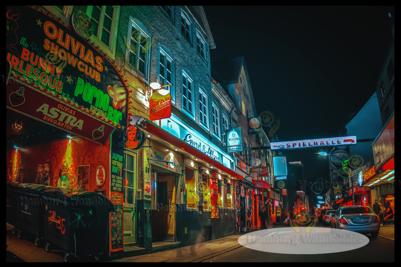 olivias showclub in der grossen freiheit hamburg wandbilder