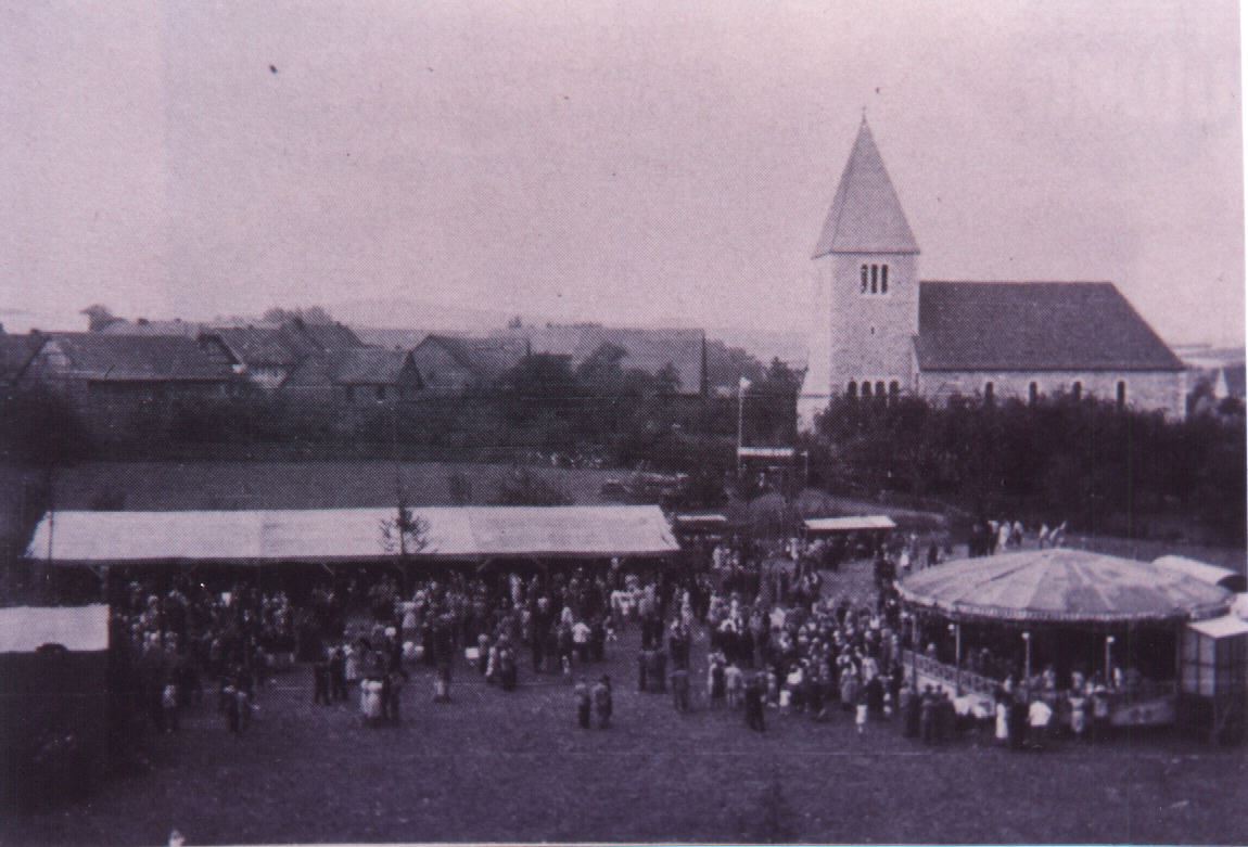 1952 25 jähriges Jubiläum Festplatz auf Papperts Wiese