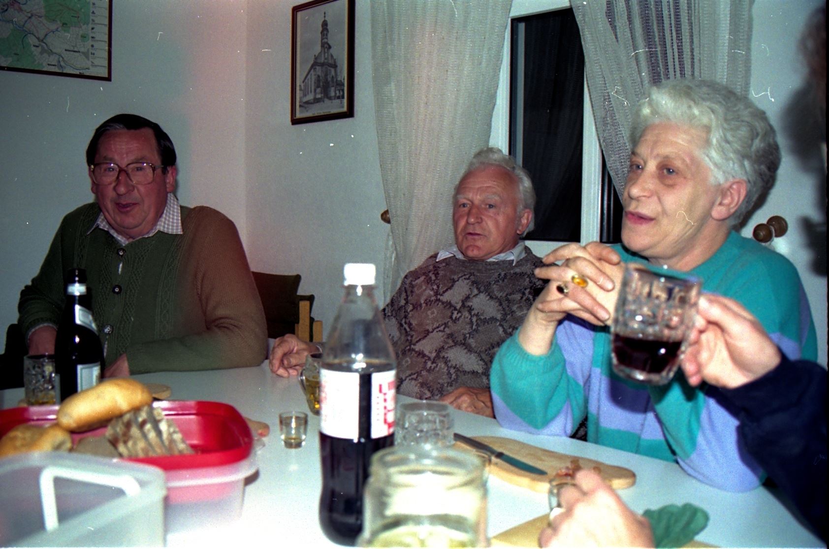 1996 Monatsversammlung in der "Guten Stube" der Vereins-Gaststätte Trapp