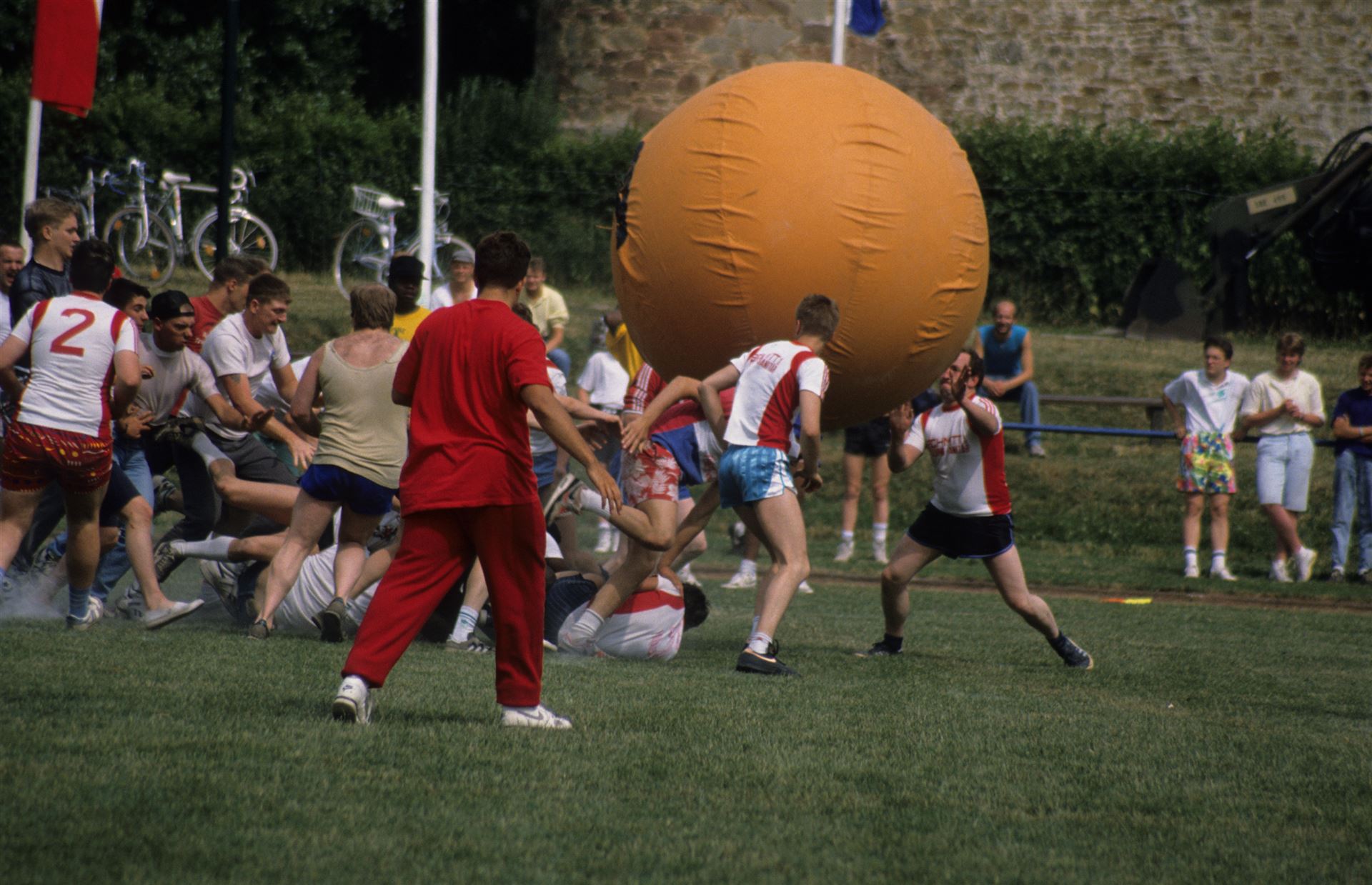 1989 Pushball-Spiel Feuerwehr / 58. Kampf- und Ingenieurkompanie aus Bad Hersfeld