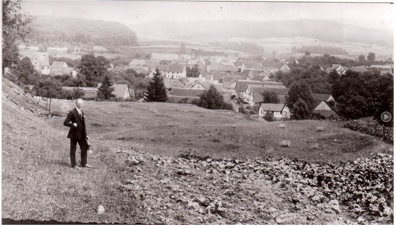 1924, Blick auf Unterdorf