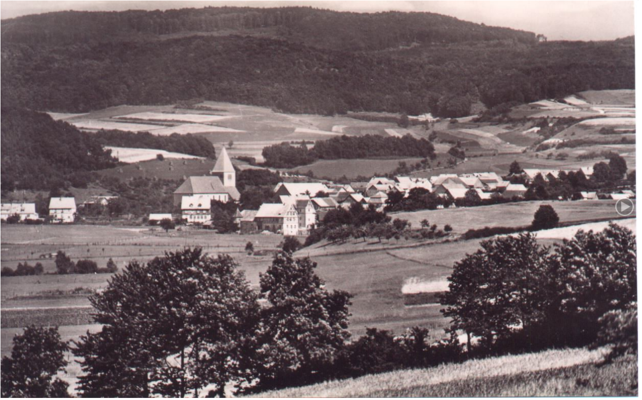 ca. 1950, Blick von Westen