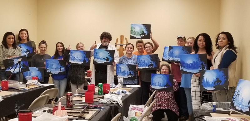Trail Of Tears Winter Hobby Lobby Paint Party