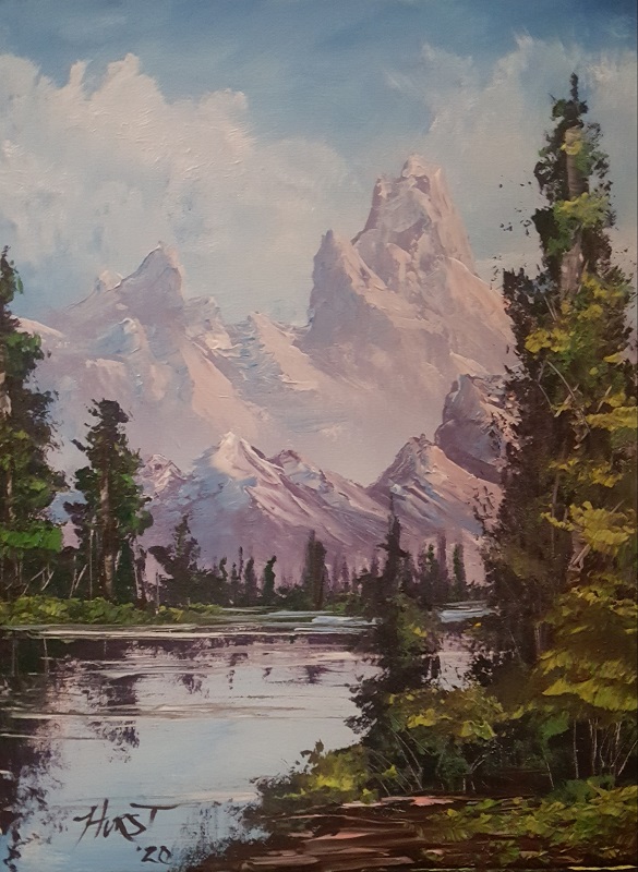 Mountain Splendor, Acrylic