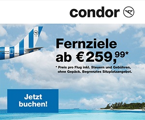 Condor - Pauschalreisen von CondorHolidays