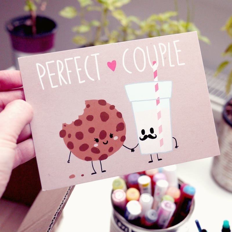 perfect couple card by bobsmade