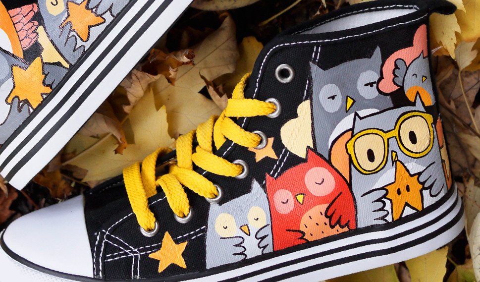 Owl Star Chucks 