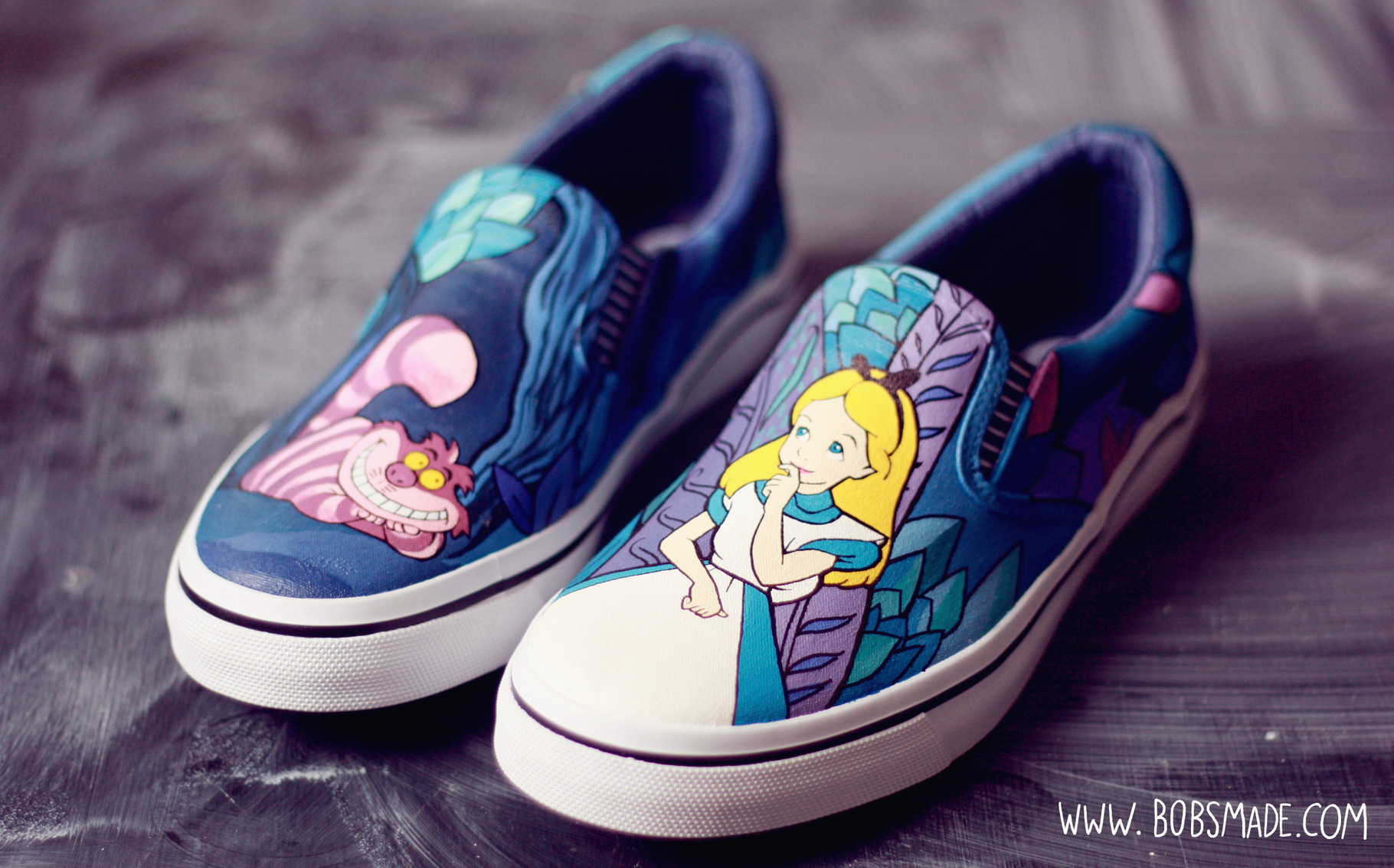 Alice in Wonderland Shoes - Art 