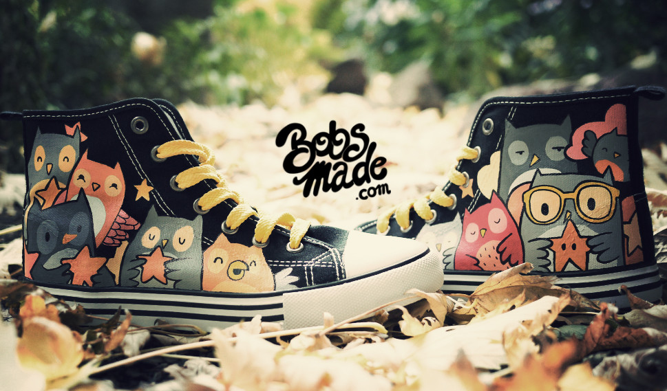 Fall 2013 Shoes custom owl Owl Star Chucks Bobsmade