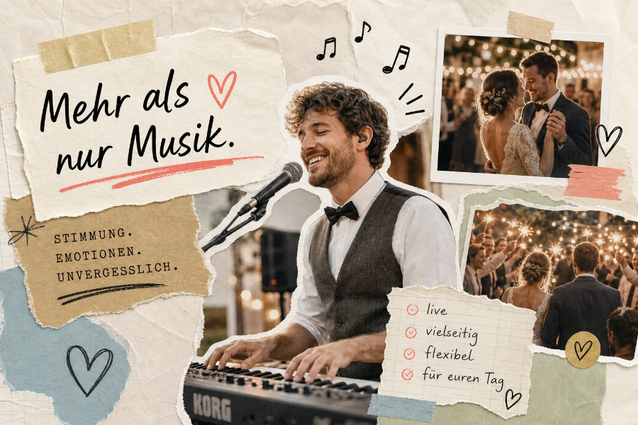 Alleinunterhalter zur Hochzeit: Was er wirklich leistet