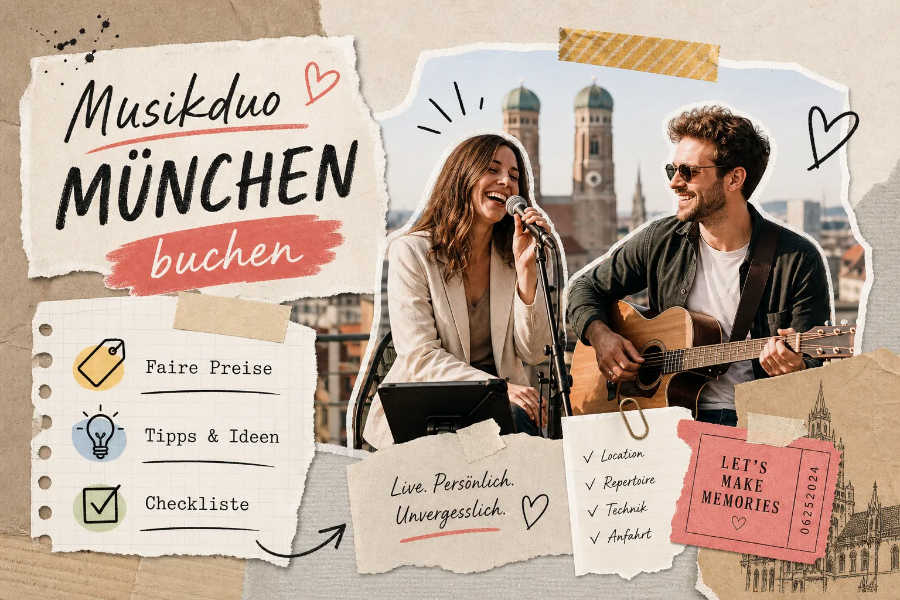 Musikduo München buchen: Preise, Tipps & Checkliste