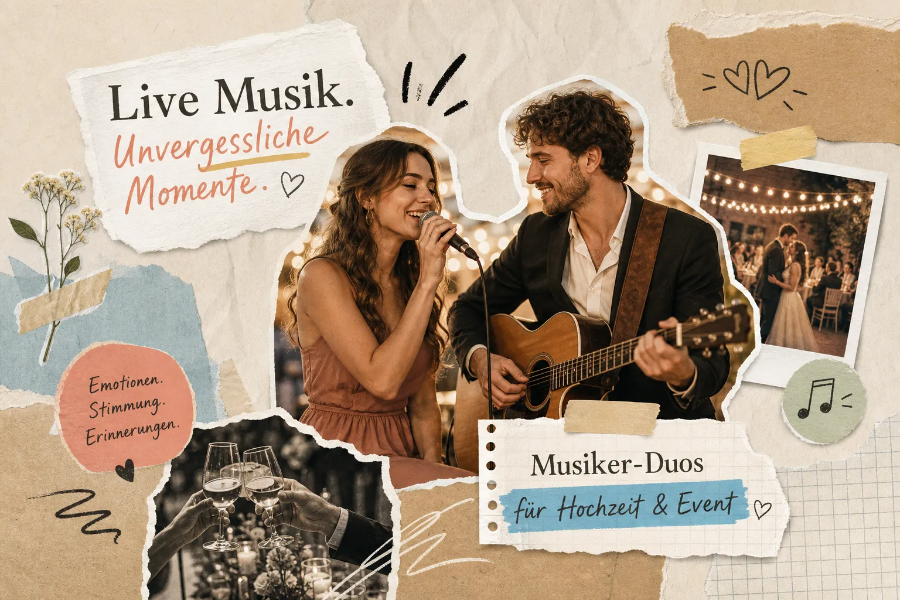Musiker-Duos buchen: Tipps für Hochzeit und Event