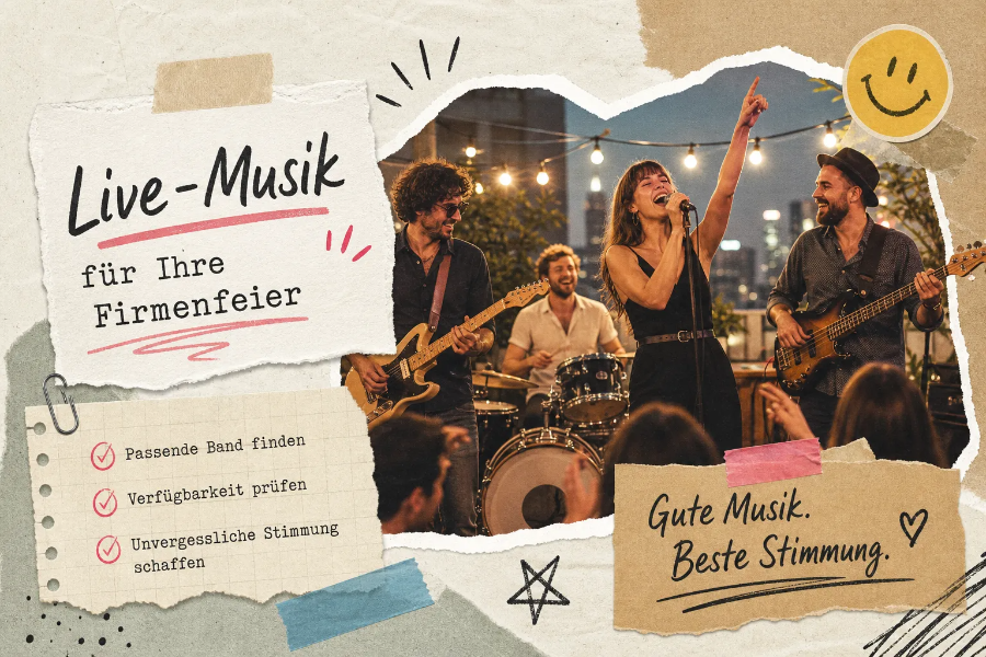 Musikgruppe für die Firmenfeier: So buchen Sie richtig