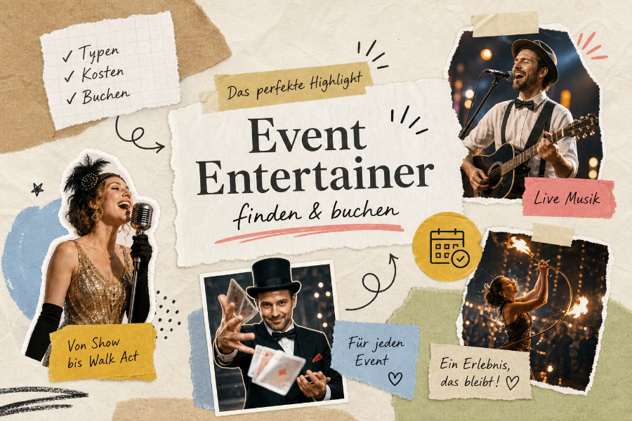 Entertainer für Events: Typen, Kosten und wie man bucht