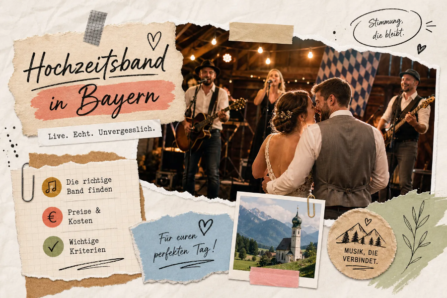 Hochzeitsband Bayern buchen: Tipps, Preise & Kriterien