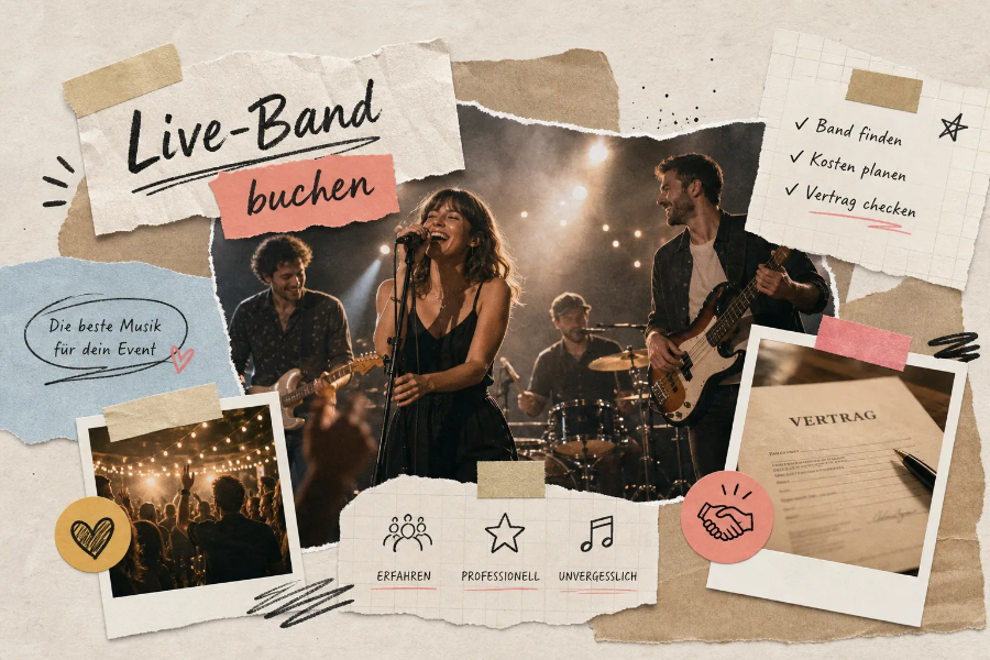 Live-Band buchen: Tipps, Kosten und Vertrag im Check