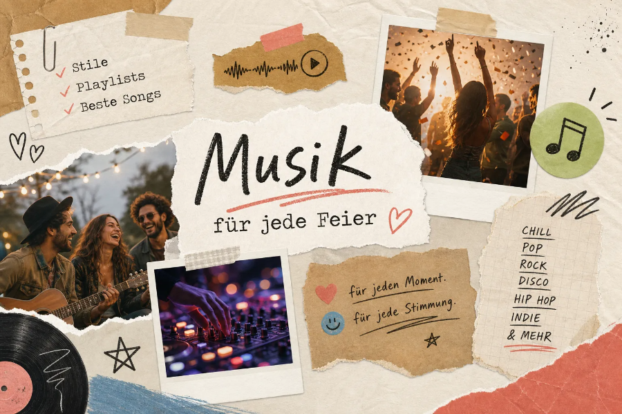 Musik für jede Feier: Stile, Playlist und die besten Songs