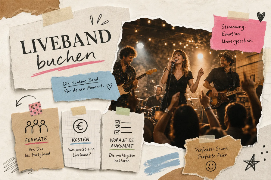 Liveband buchen: Formate, Kosten und worauf es ankommt