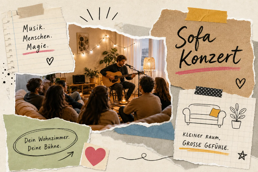 Wohnzimmerkonzert organisieren: So gelingt das Sofakonzert