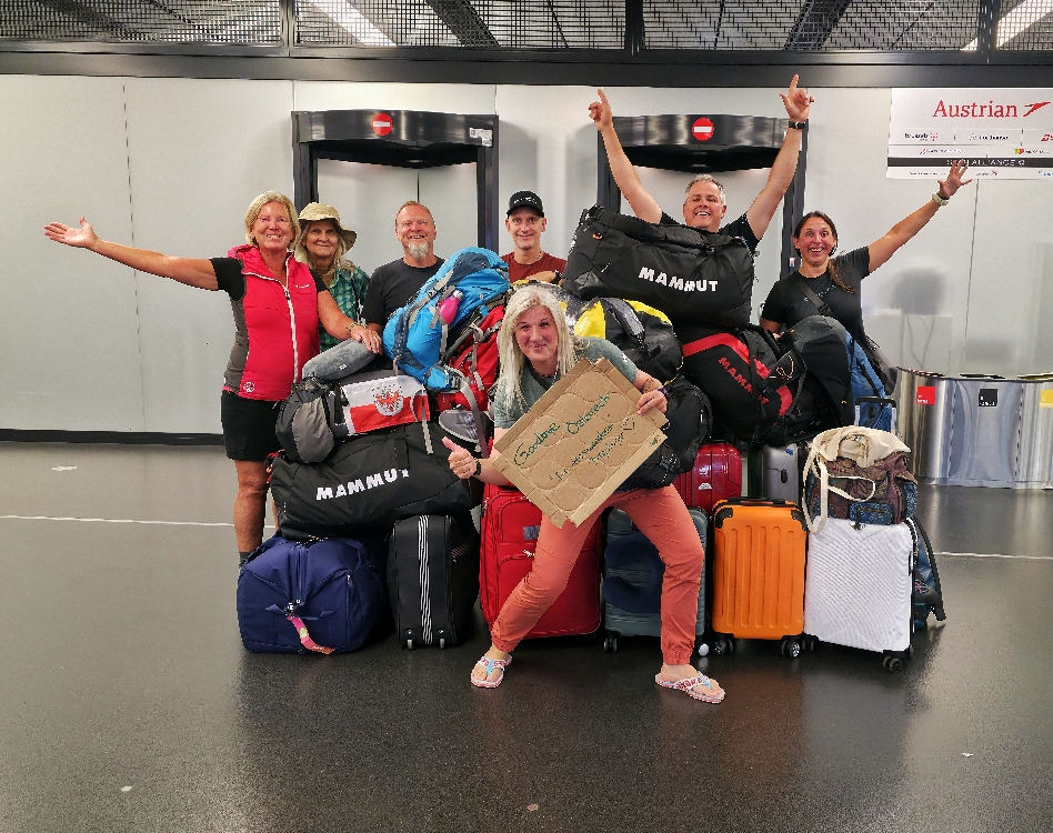 Wir heben ab mit 128kg Porterspenden - Goodbye Austria🇦🇹