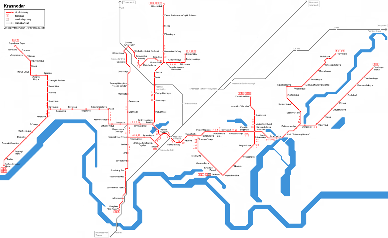 Схема трамвайных линий Краснодара. Схема трамваев Краснодар. Схема маршрутов трамваев в Краснодаре. Схема трамвайных маршрутов Краснодар.