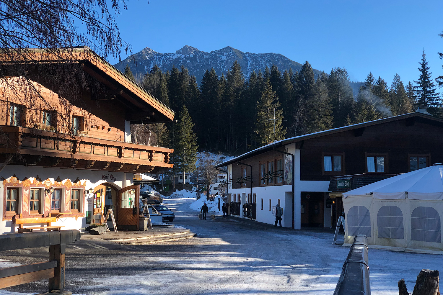 Unser erster Trip im Schnee