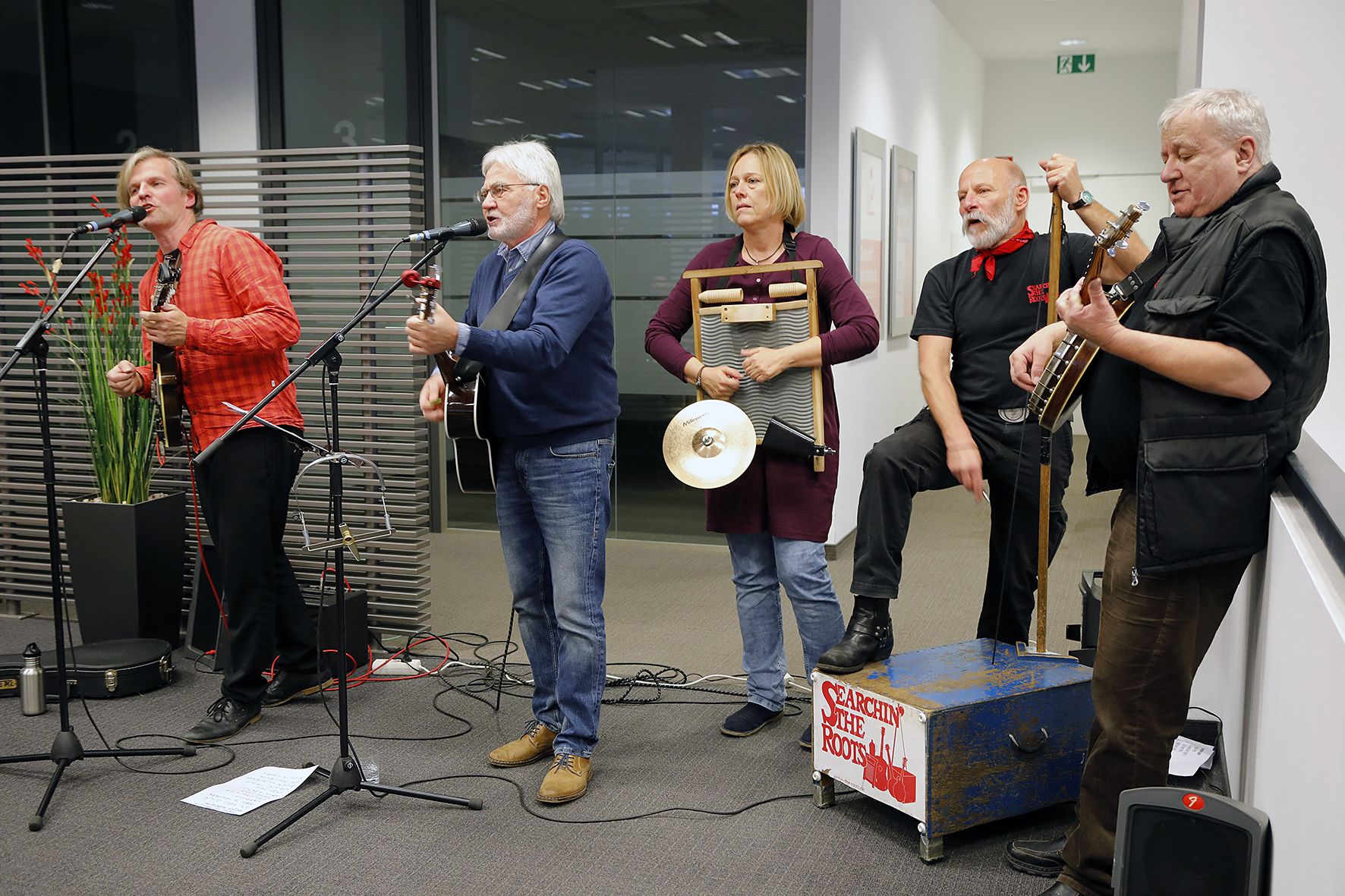 Searchin' the Roots in der Berliner Sparkasse, Foto: Antonia Richter