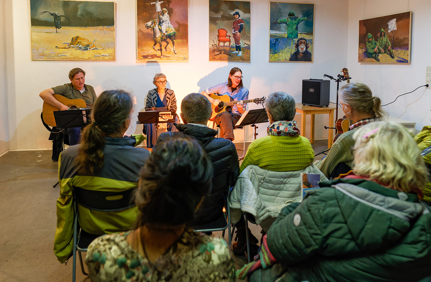 M in der Mitte im resiART, Foto: Annette Richter