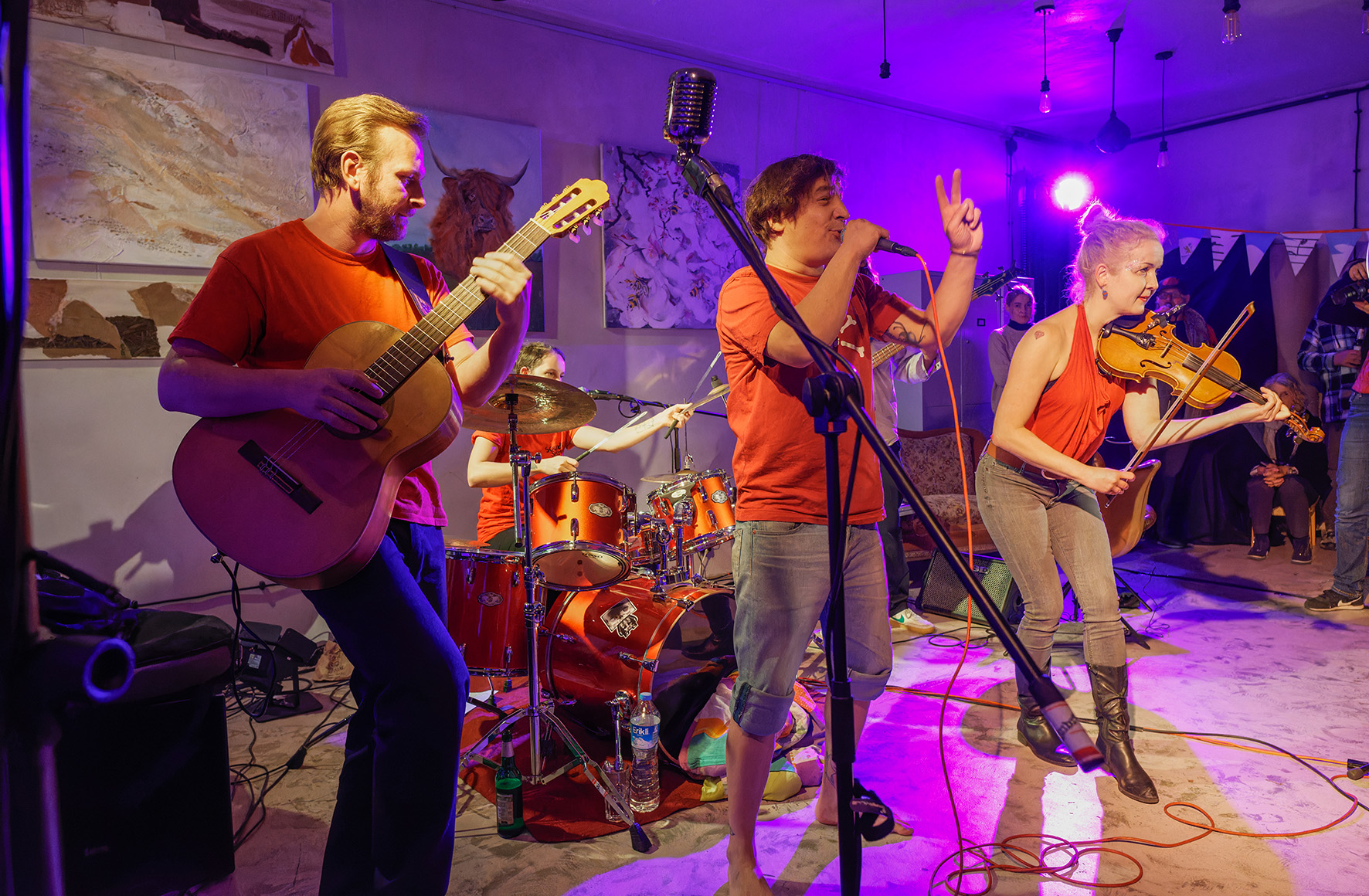 Abschlusskonzert mit Zargenbruch im M5, Foto: Annette Richter