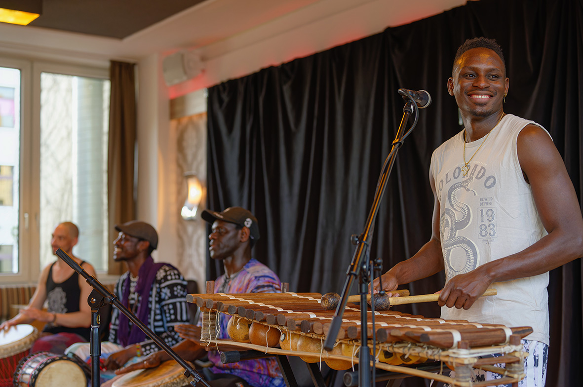 Heart Beats of Africa in der Tanzschule Gerda Keller, Foto: Oliver Richter