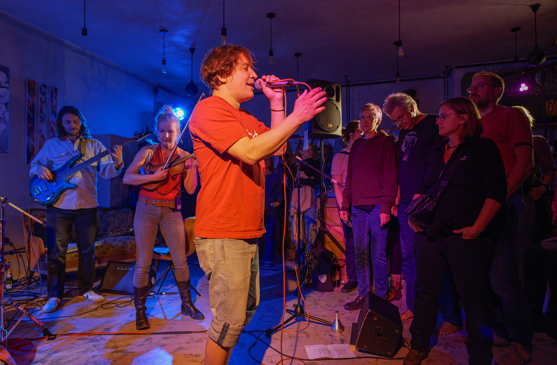 Abschlusskonzert mit Zargenbruch im M5, Foto: Annette Richter