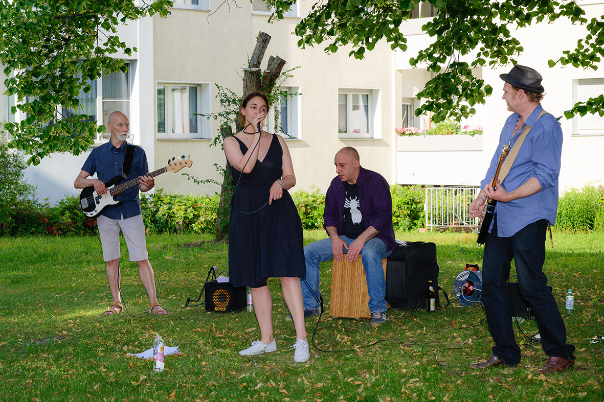 Cat Music im Innenhof, Foto: Oliver Richter