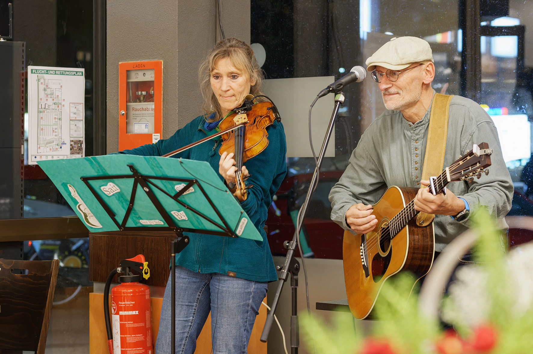 Sait by Side bei EDEKA, Foto: Annette Richter