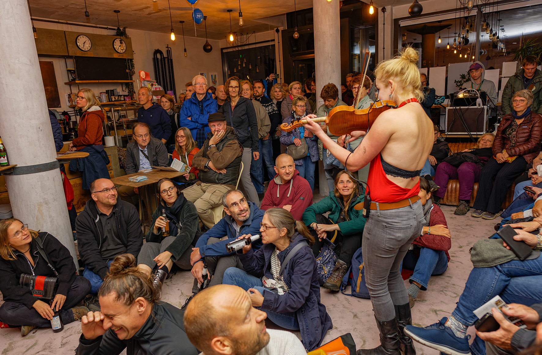 Abschlusskonzert mit Zargenbruch im M5, Foto: Annette Richter