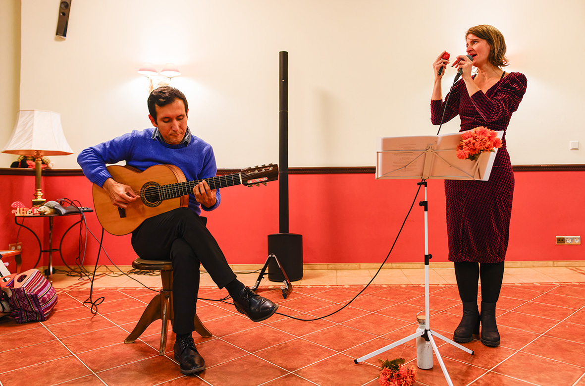 Babel Collage im Vitanas Senioren Centrum am Schäfersee, Foto: Oliver Richter