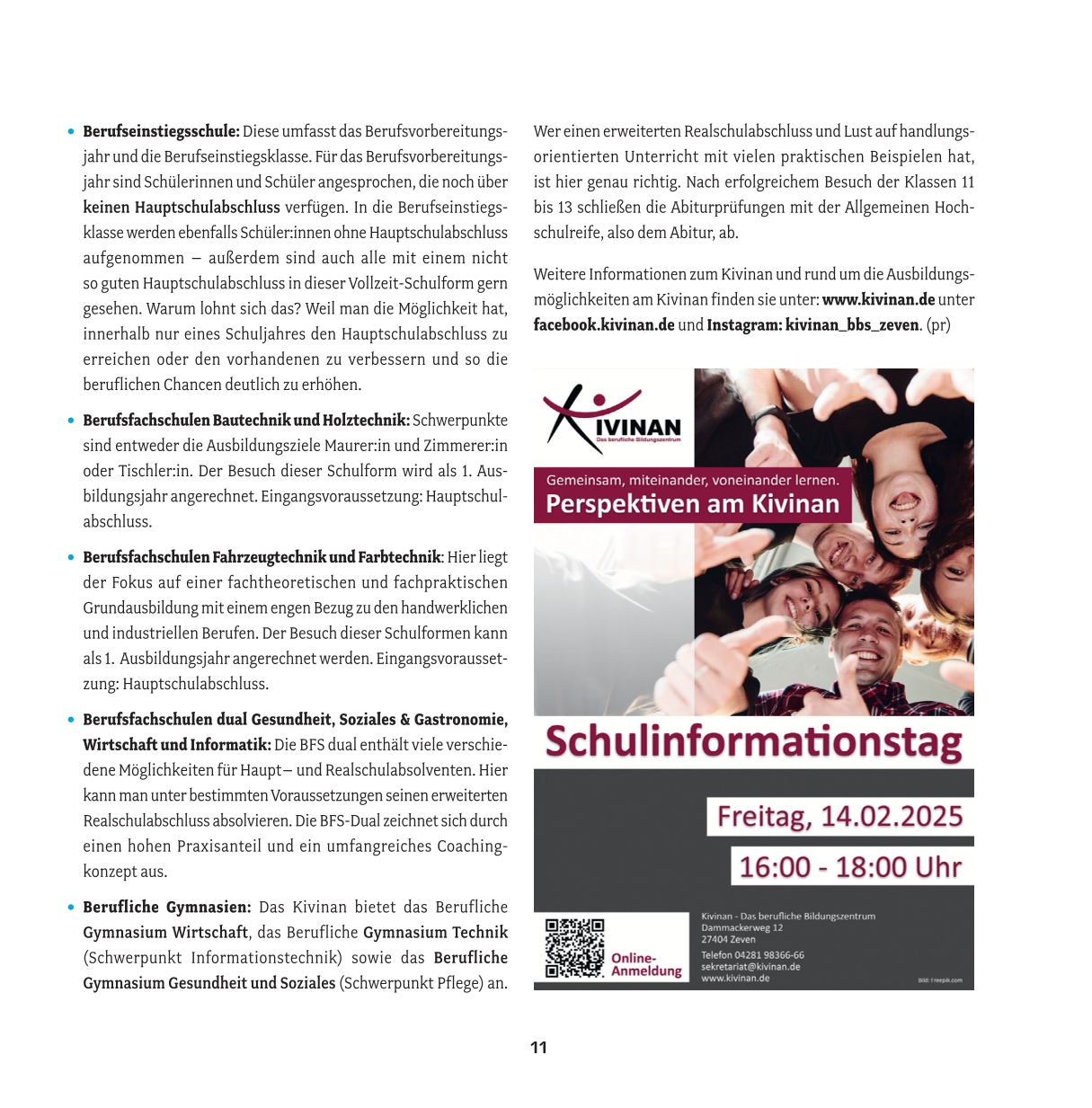 Ausbildungsmagazin "Start Your Future" Ausgabe 1/2025