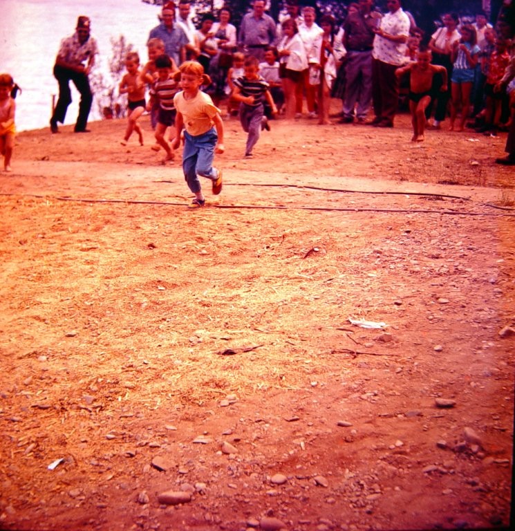 Unidentified group at Shrine Camp Picnic. Likely in the 1950's.