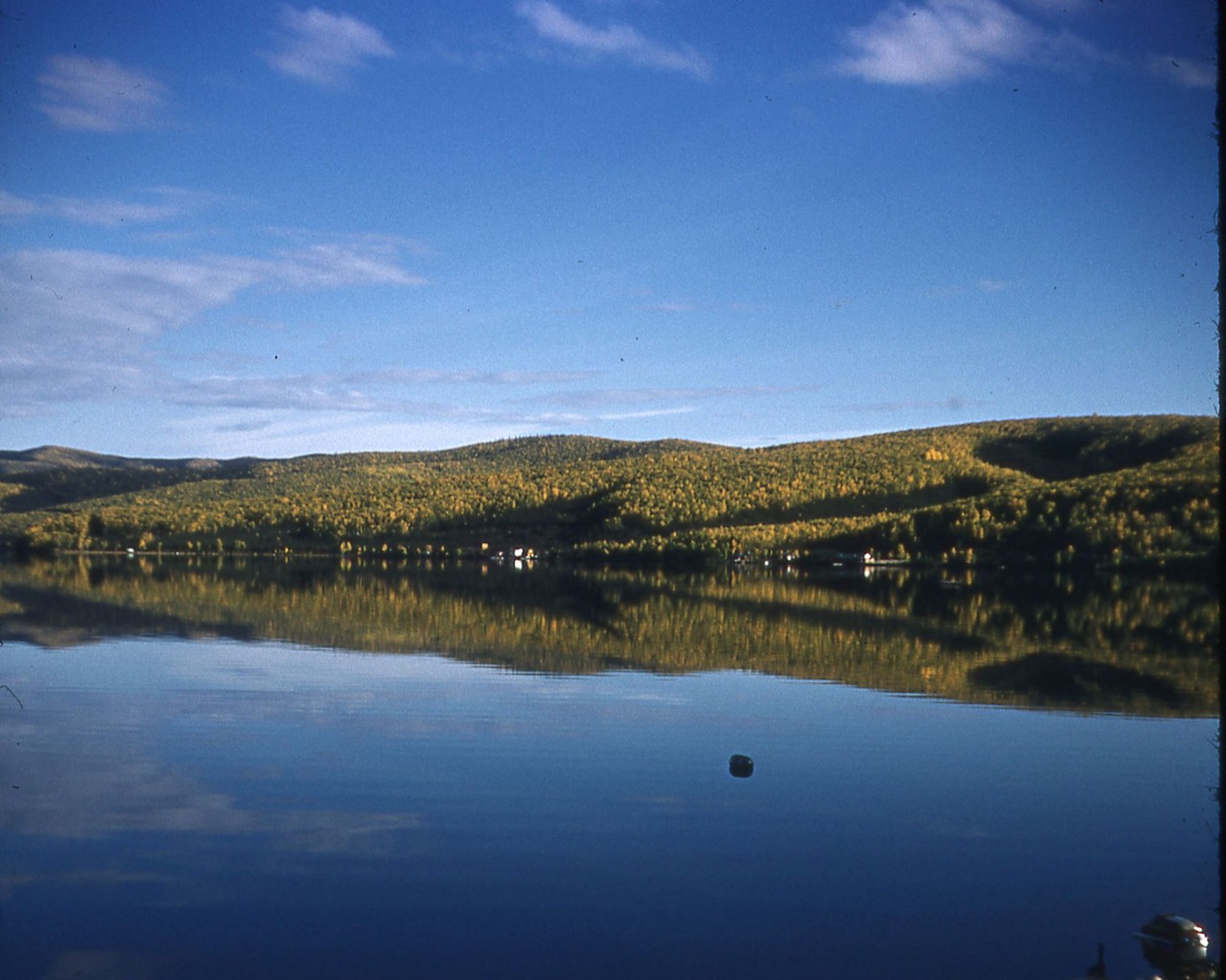 Fall at the south end of Harding Lake in the 1940's.