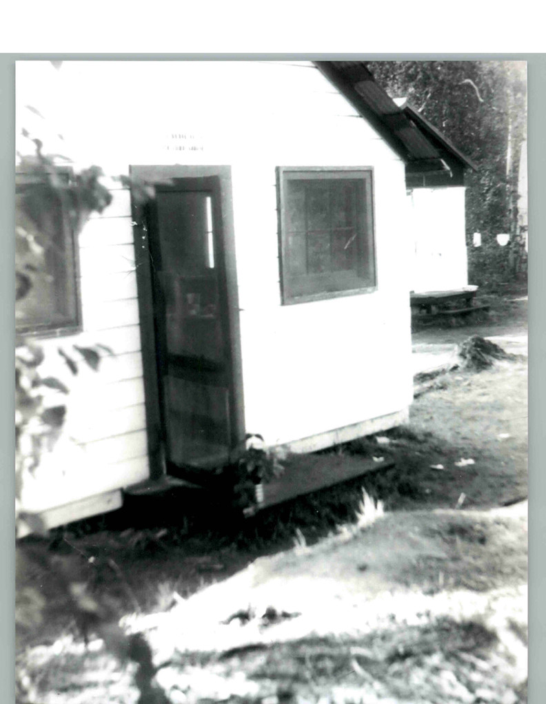 Cabins from the Junior Chamber of Commerce Camp at Harding Lake.  Camp was made available to local scout and church group.  The Junior Chamber of Commerce Camp was in active use in 1940's.  It is where the Shrine Camp and George Yurkovich cabin is located