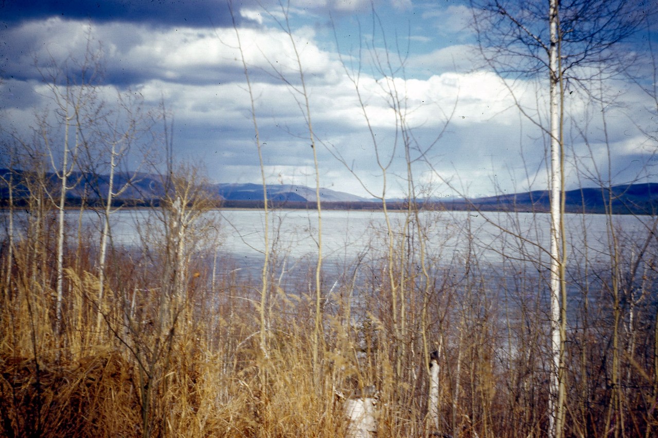 Fall freeze-up at Harding Lake.  Taken at north end of lake close to the campground.  Probably in the 1940's.