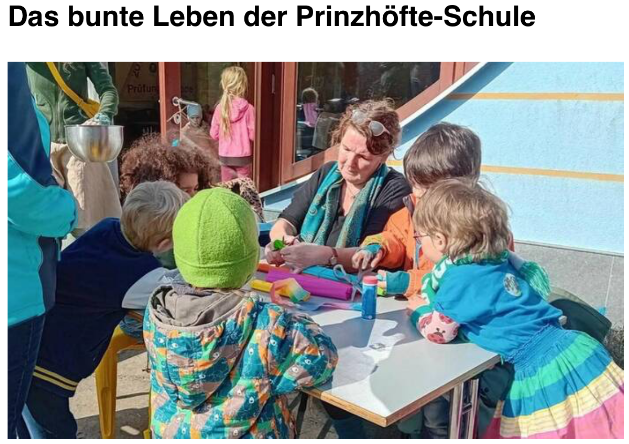 Kreiszeitung: Tag der offenen Tür in der PrinzHöfte-Schule