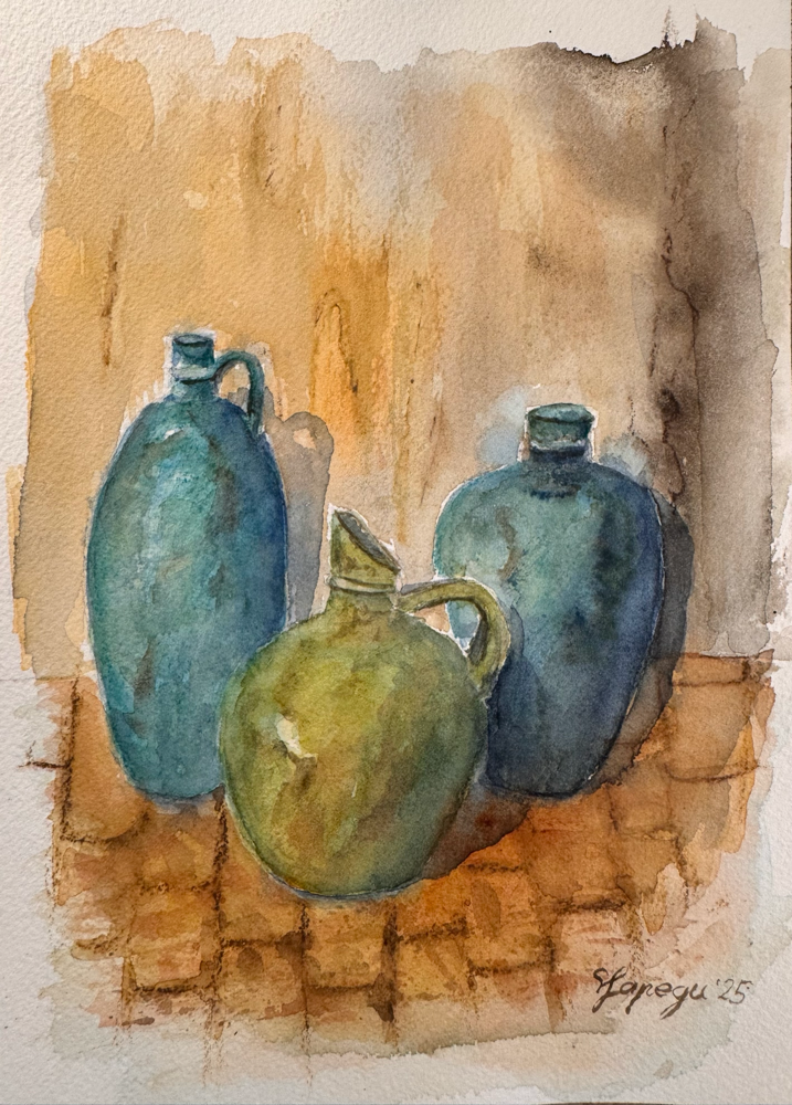 Aquarell, 18 × 26 cm ohne Passpartout