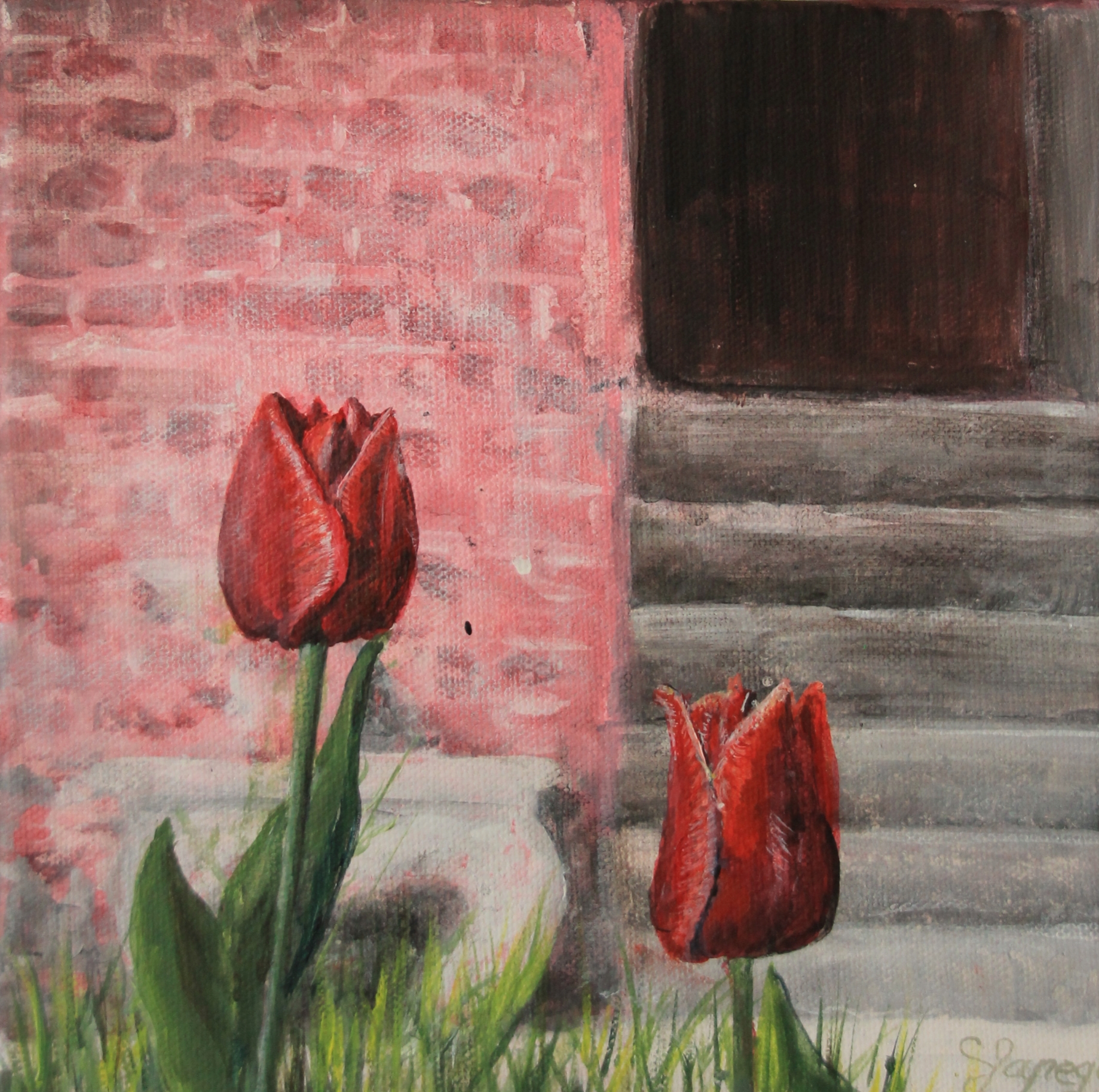 20 x20 cm Acryl auf Leinwand