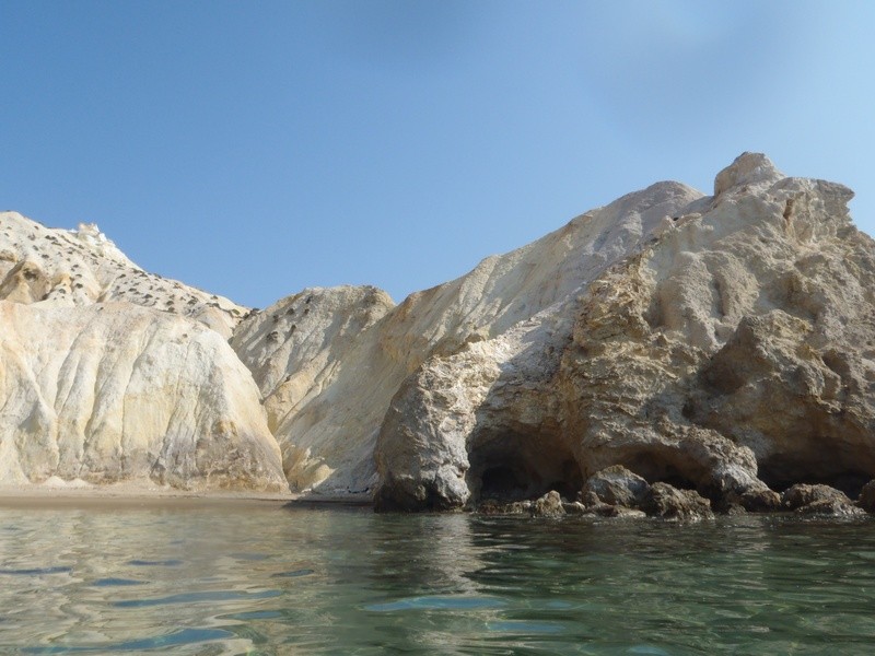 Agios Ioannis beaches, Milos, Cyclades, Greece.