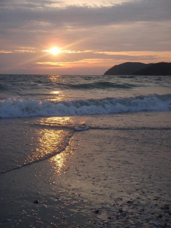 Sunset on the beach, Langkawi island, Malaysia