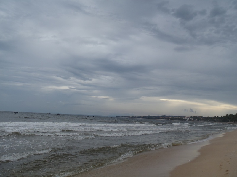 Typhoon, Mui Ne beach, Vietnam