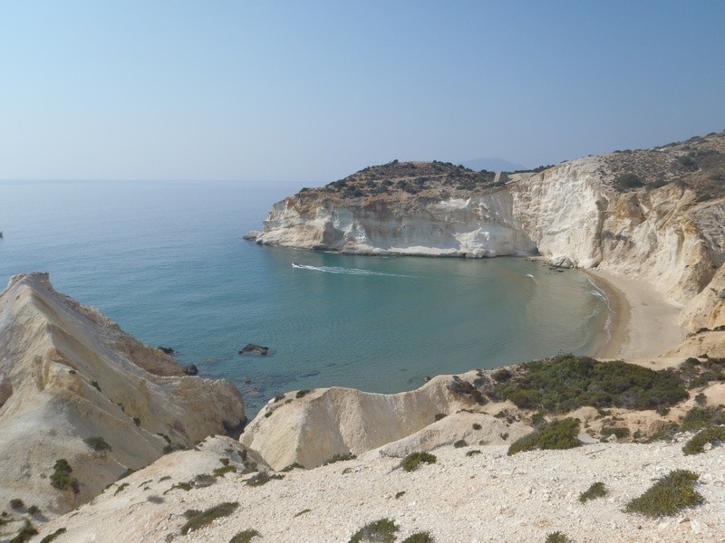 Ormos Ag Ioannou, Milos, Cyclades, Greece.